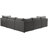 Ensoll Velvet L-Shaped Sectional Reversible-1930743962