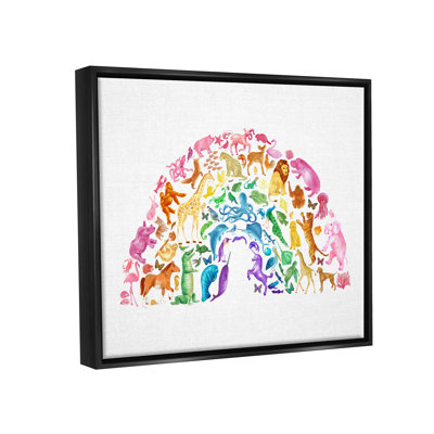 " Mixed Rainbow Animals Wildlife " by Dishique