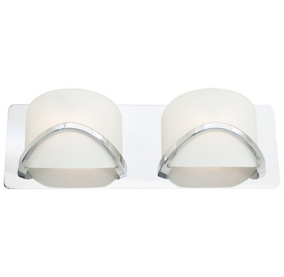 Barre d’éclairage de salle de bain 2 lumières Liverman
