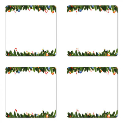 Square 4 Piece Coaster Set