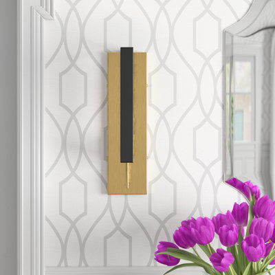 Luka Steel Candle Wall Light