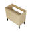 24'' &30'' &36 '' Shaker Style Bathroom Vanity Base Only, Freestanding Or Wall-Mounted With Double Doors & Adjustable Shelf - Soft-Close & Vertical Line Design (Sink Not Included)-2016481829-2016481826