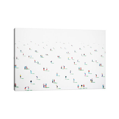 Giclée de golfeurs sur toile tendue avec châssis