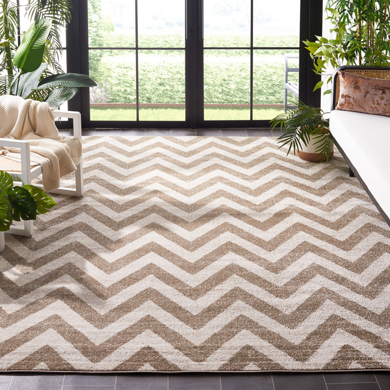 Falstaff Performance Chevron Rug, Rectangle 8' x 10'