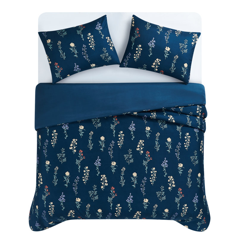 Cannon Avery Floral Comforter Set, Twin Comforter + 1 Standard Pillow Sham