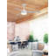 Ventilateur de plafond intérieur / extérieur 56 po Xeno avec ensemble d'éclairage DEL blanc mat avec pales blanc mat-43413465
