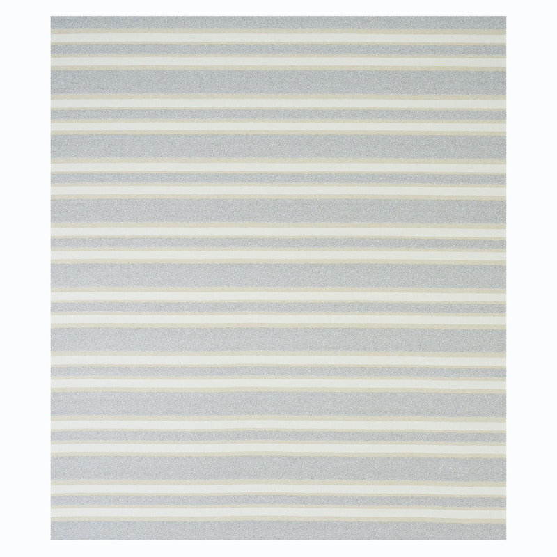Ohara Stripe Indoor/Outdoor Fabric, Gray/ Neutral