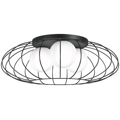 Predmore Glass Semi Flush Mount