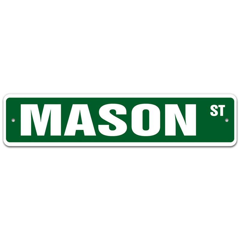 Plaque de rue Waldoboro, H 6 po x l 24 po x P 0,1 po