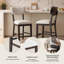 Tabouret de bar rembourré en bois massif-1938160319