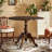 French retro solid wood dining table