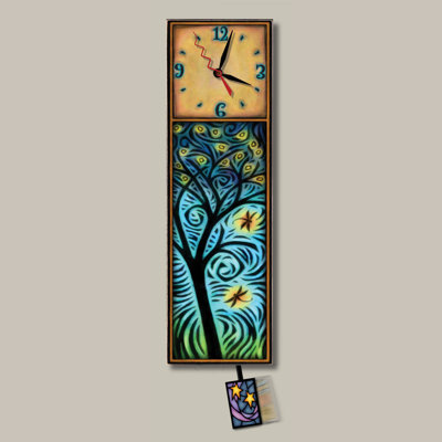 Horloge libellules et lucioles