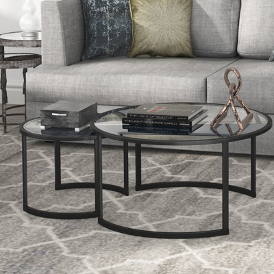 Leatherman 2 Piece Extendable Nesting Coffee Table Set