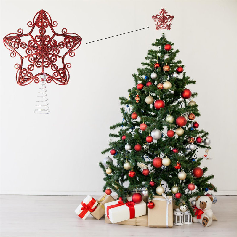 PVC Holiday Shaped Ornament, Red
