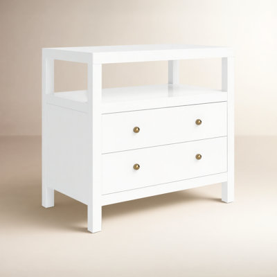 Celine 28" Acacia Nightstand