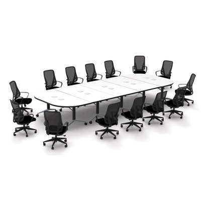 Rectangle 14 Person Flip Top 72