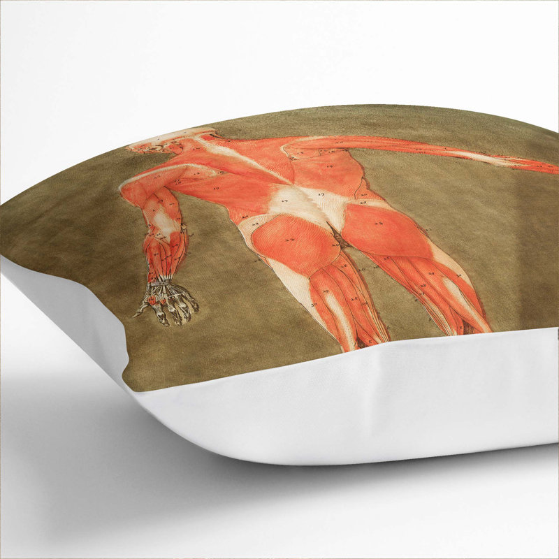 Square Throw Cushion, White, 55cm H x 55cm W x 20cm D