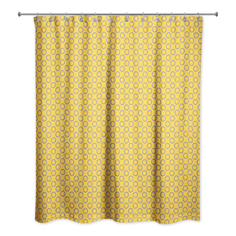Rideau de douche Hamler, Jaune