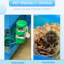 Cage à hamster 18,5 po à 5 niveaux - bleu, tubes, tunnels, plat de nourriture, bouteille d'eau, roue d'exercice, légère et ventilation