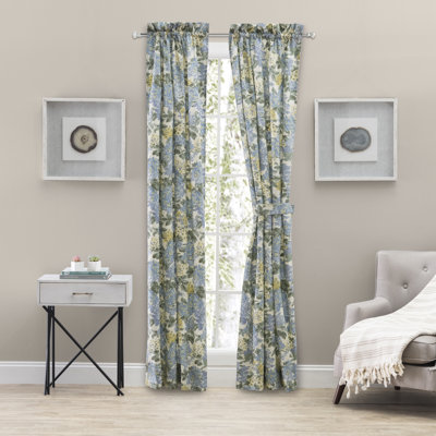 Levant Cotton Blend Room Darkening Curtain Pair