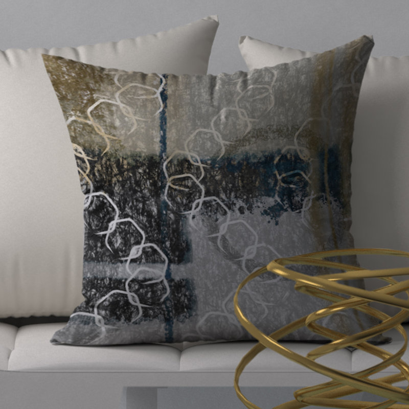 Housse et insert de coussin carré Wonderful Expert, 18" x 18"