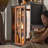 Black Solid + Manufactured Wood+Tempered Glass Display Cases
