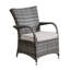 Chaise de patio avec coussins Momoyo Two