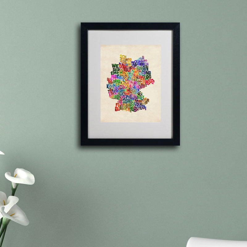 Modern & Contemporary, 14" H x 11" W x 0.5" D, Black