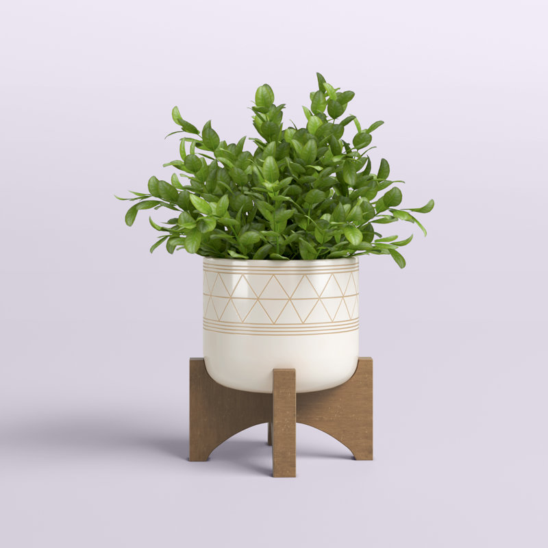Plante eucalyptus artificielle 4" dans un pot de fleurs