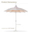Parasol d'extérieur inclinable 108 po Kaia-1426153804-1465647231