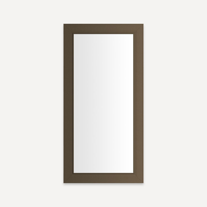Armoire Main Line, H 39,44 po x l 19,38 po x P 4 po, Bronze brossé