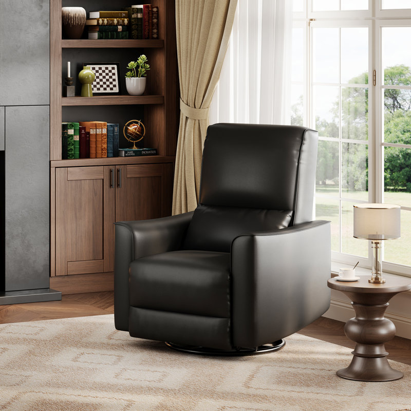 Faux Leather Chaise Lounge