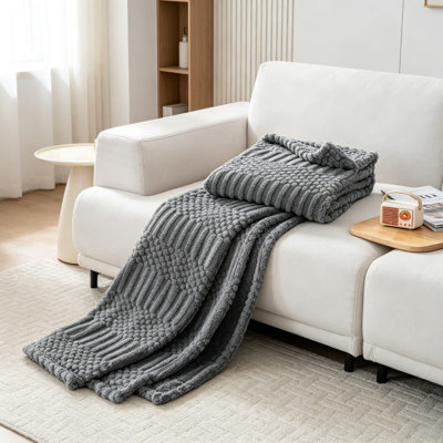 Soft & Fluffy Fleece, Aesthetic Bohemian Design, Plush Cozy Decorative Fall Blanket For Sofa, Couch, Chair, Bed, Living Room & Bedroom, All-Season Use