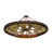 Leyburn Glass Semi Flush Mount