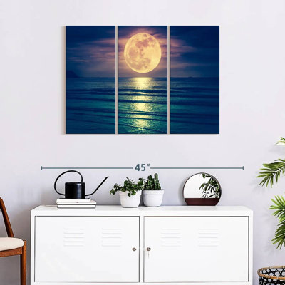 «Lune jaune» 3 pièces
