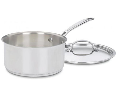 Cuisinart Chef's Classic 3 Quart Stainless Steel Saucepan with Cover