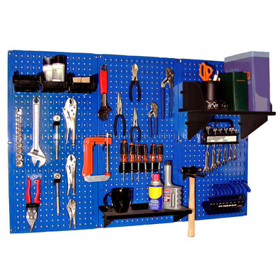 Pegboard Standard Tool Storage 32" H x 48" W Kit
