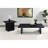 Black Rectangular Engineered Laminate Coffee Table