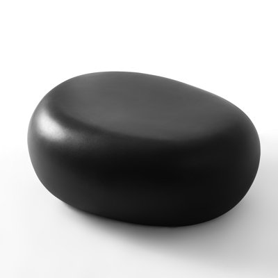 Modern Concrete Oval Pebble Coffee Table