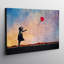 Banksy Balloon Girl Let Go by Banksy - Wrapped Canvas Print-53040348