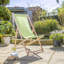 Harbour Housewares - Traditional Wooden Deck Chairs - Set of 4-269158392