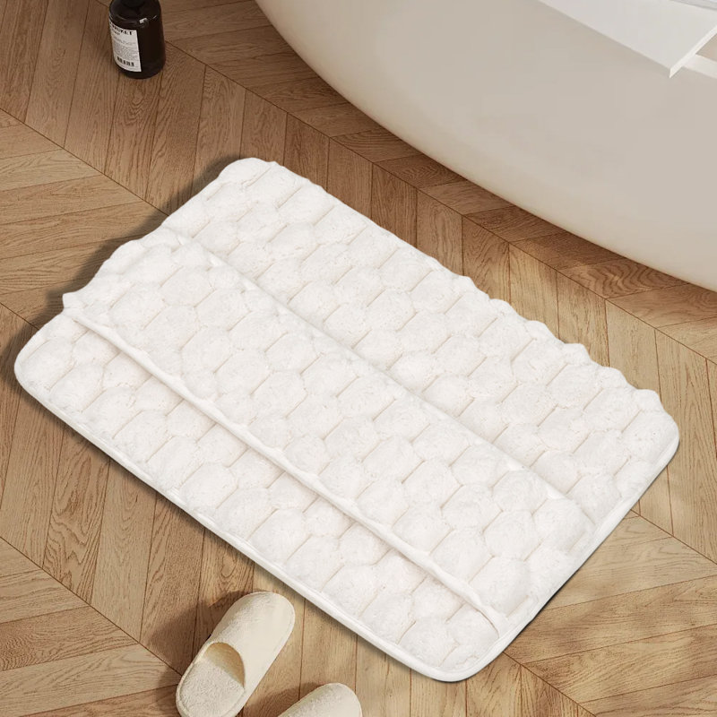 Non-Slip Bath Mat, Single- 80cm  L x 50cm W