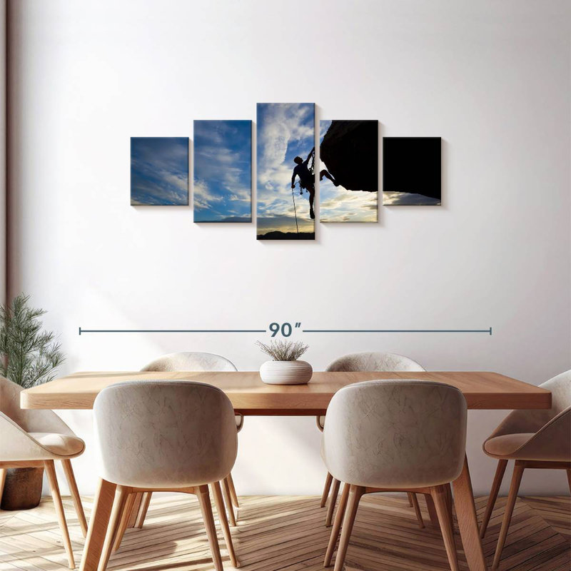 Keep Climbing, 30" H x 68" W
