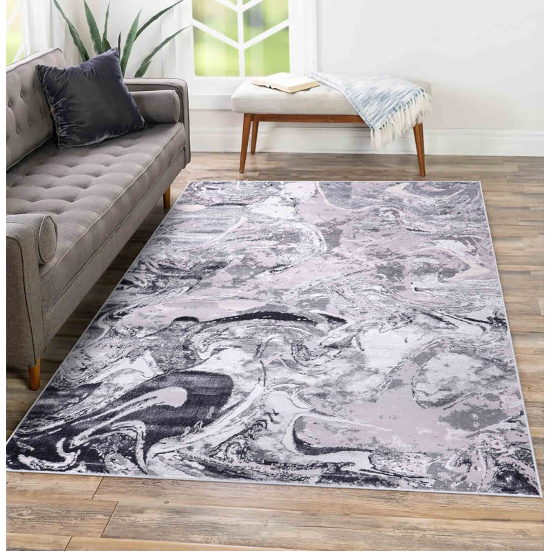 Ayten Abstract Area Rug, Rectangle 160 x 230 cm