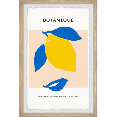 «Botanique Garden», reproduction encadrée