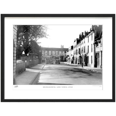 Bridgnorth, Low Town C1950 by Francis Frith - Single Picture Frame Print