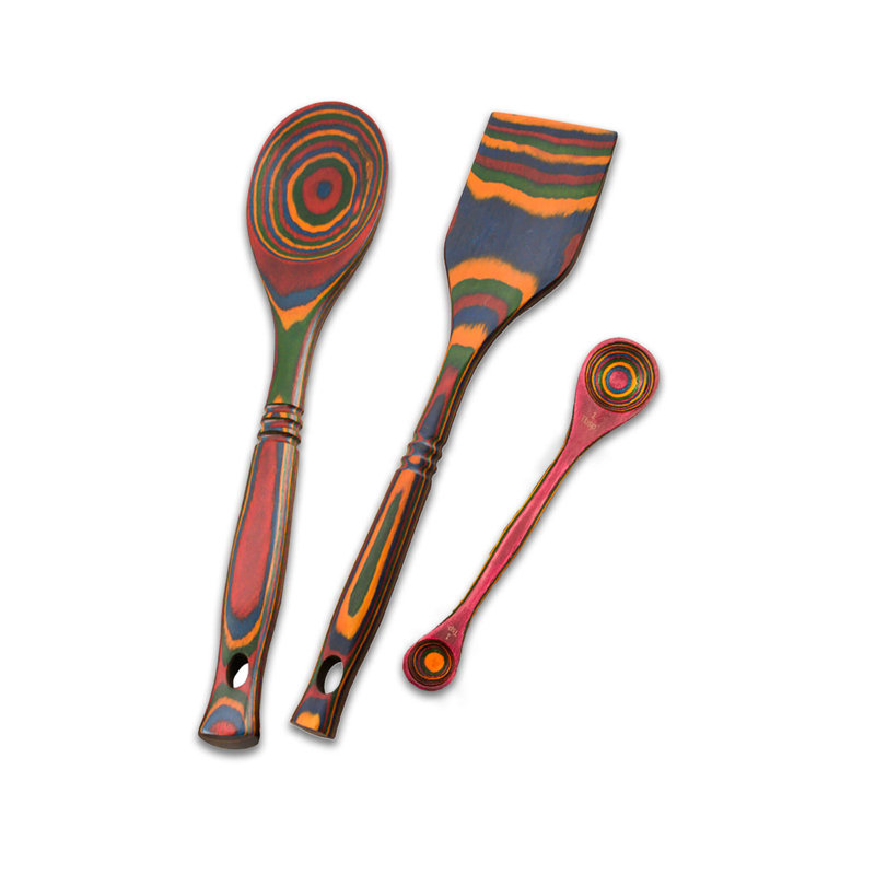 Island Bamboo 3 Utensil Set