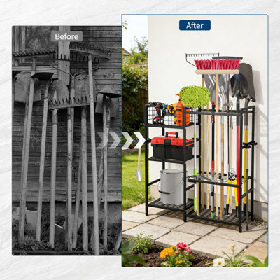 74.5cm W Metal Storage Rack