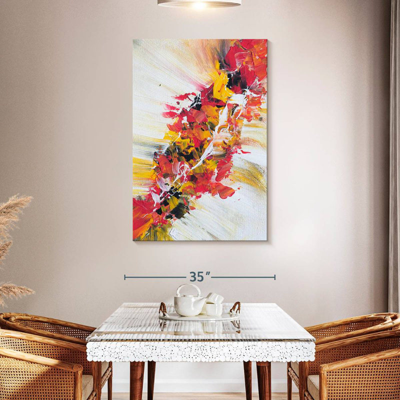 Avery Cryptic Abstract, 48" H x 32" W