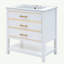 Armoire de meuble-lavabo moderne 30 pouces avec deux tiroirs Openstorge-835759896
